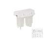 Kludi CleanTronic - Elektronický bidet s keramikou a dálkovým ovládáním, Rimless, Spiralflush, lesklá bílá 16WCW0143