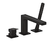Kludi Decus - Baterie na okraj vany, 3-otvorová instalace, matná černá 544483975