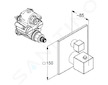 Kludi Decus - Termostatická baterie pod omítku, pro 2 spotřebiče, chrom 548100575
