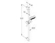 Kludi Dive - Set sprchové hlavice, tyče a hadice, 3 proudy, chrom 6863005-00