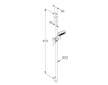 Kludi Dive - Set sprchové hlavice, tyče a hadice, 3 proudy, chrom 6893005-00