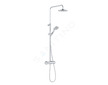 Kludi Dive - Sprchový set s termostatem, průměr 20 cm, 3 proudy, chrom 6907905-00