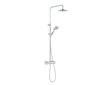 Kludi Dive - Sprchový set s termostatem, průměr 20 cm, 3 proudy, chrom 6907905-00