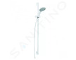 Kludi Freshline - Set sprchové hlavice 120, 1 proud, tyče a hadice, bílá 6784091-00