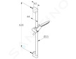 Kludi Freshline - Set sprchové hlavice, hadice a tyče 60 cm, chrom 6783005-00