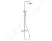 Kludi Logo - Sprchový set Dual Shower System s baterií, 20 cm, chrom 6808505-00