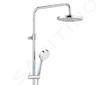 Kludi Logo - Sprchový set Dual Shower System s termostatem, 20 cm, chrom 6809505-00