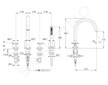 Kludi Nova Fonte - Baterie na okraj vany, 4-otvorová instalace, chrom 204250539