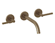 Kludi Nova Fonte - Umyvadlová baterie pod omítku, 3-otvorová instalace, s tělesem, kartáčovaný bronz 20144N115
