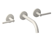 Kludi Nova Fonte - Umyvadlová baterie pod omítku, 3-otvorová instalace, s tělesem, matná světle šedá 20144O215