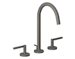 Kludi Nova Fonte - Umyvadlová baterie s výpustí, 3-otvorová instalace, matná šedá 20143O115