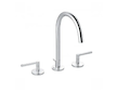 Kludi Nova Fonte - Umyvadlová baterie s výpustí a otočným výtokem, 3-otvorová instalace, chrom 201430515