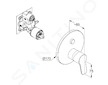 Kludi Pure&Easy - Baterie pod omítku pro 2 spotřebiče, chrom 376590565