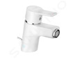 Kludi Pure&Easy - Bidetová baterie s výpustí, chrom/bílá 375339165
