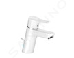 Kludi Pure&Easy - Umyvadlová baterie s výpustí, chrom/bílá 373829165