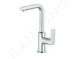 Kludi Pure&Style - Umyvadlová baterie s otočným výtokem a výpustí, chrom 400250575
