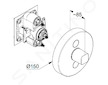 Kludi Push - Baterie pod omítku pro 2 spotřebiče, chrom 387120538