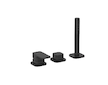 Kludi Renon - Baterie na okraj vany, 3-otvorová instalace, matná černá 424473975