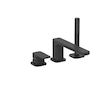 Kludi Renon - Baterie na okraj vany, 3-otvorová instalace, matná černá 424483975