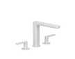 Kludi Renon - Umyvadlová baterie s výpustí Push-Open, 3-otvorová instalace, matná bílá 423935375