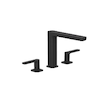 Kludi Renon - Umyvadlová baterie s výpustí Push-Open, 3-otvorová instalace, matná černá 423933975