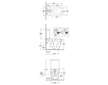 Kludi Resa C - WC kombi mísa, vario odpad, Rimless, SpiralFlush, lesklá bílá 28WCB0543