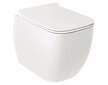 Kludi Resa C - Závěsné WC, Rimless, Spiralflush, lesklá bílá 28WCW0243