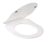 Kludi Resa R - WC sedátko Slim, SoftClosing, QuickRelease, lesklá bílá 23WCS43