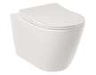 Kludi Resa R - Závěsné WC, Rimless, Spiralflush, lesklá bílá 23WCW0243