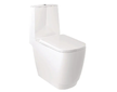 Kludi Resa S - WC kombi mísa, spodní odpad, Rimless, Spiralflush, lesklá bílá 27WCB0243