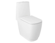 Kludi Resa S - WC kombi mísa, spodní odpad, Rimless, Spiralflush, matná bílá 27WCB0253