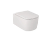 Kludi Resa S - Závěsné WC se sedátkem SoftClose, Rimless, Spiralflush, matná bílá 27WCSET53