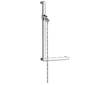 Kludi Sirena Care - Bezbariérová sprchová tyč, chrom 6150305-00