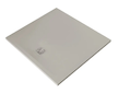 Kludi Terra - Sprchová vanička 100x100 cm, matná písečně šedá 08DW18O2