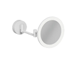 Kludi Vela R - Kosmetické nástěnné zrcátko s LED osvětlením, matná bílá 5899553W