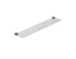 Kludi Vela R - Polička, délka 60 cm, sklo/kartáčovaný bronz 58973N1