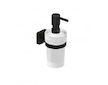 Kludi Vela S - Dávkovač mýdla s držákem, sklo/matná černá 2597639