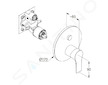 Kludi Zenta SL - Baterie pod omítku pro 2 spotřebiče, chrom 486590565
