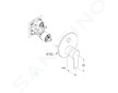 Kludi Zenta SL - Baterie pod omítku pro 2 spotřebiče, chrom 487590565