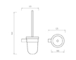 Nimco Bormo Toaletní WC kartáč BR 11094WN-26