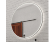 Nimco KULATÁ ZRCADLA Černé kulaté LED zrcadlo pr. 90 mm, dotykový senzor ZPC 28003RVX-90