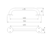 Nimco Madla Madlo 450x25 mm BM 7335-18