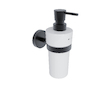 Nimco UNIX ČERNÁ Dávkovač tekutého mýdla keramický, pumpička mosaz UNC 13031KN-T-90
