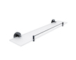 Nimco UNIX ČERNÁ Police s ohrádkou, 60 cm UNC 13091BX-60-90