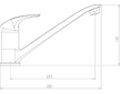Novaservis Dřezová baterie Metalia 57 chrom 57091,0