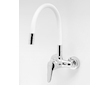 Novaservis Dřezová baterie s elastickým ramenem 100mm, bílá-chrom 94484,0B