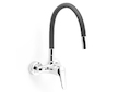 Novaservis Dřezová baterie s elastickým ramenem 100mm, černá-chrom 94484,0C