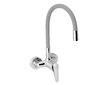 Novaservis Dřezová baterie s elastickým ramenem 100mm, stříbrošedá-chr. 94484,0S