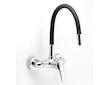 Novaservis Dřezová baterie s elastickým ramenem 150mm, černá-chrom 94480,0C