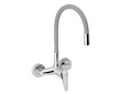 Novaservis Dřezová baterie s elastickým ramenem 150mm, stříbrošedá-chr. 94480,0S
